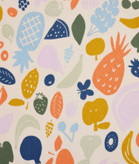 Close up of ergoPouch Fruit Salad fabric print