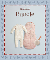 The ergoPouch Newborn bundle includes a Cocoon Swaddle Bag 2.5 TOG, Long Sleeve Layer 1.0 TOG and Drift Away White Noise Machine