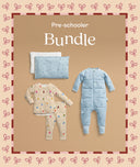 The ergoPouch Preschooler bundle includes a Sleep Onesie 2.5 TOG, Long Sleeve Pyjamas 1.0 TOG and an Organic Toddler Pillow & Case