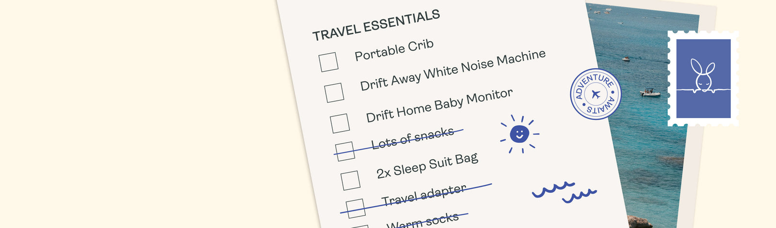 Drift... wherever your holiday takes you