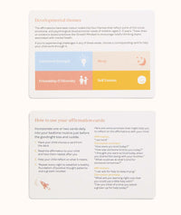 ergoPouch Hello, Sleep! Bedtime Affirmations for Kids Multi instruction cards