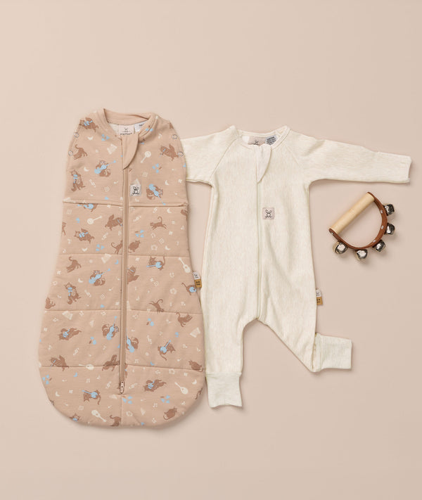 Cocoon Swaddle Bag 2.5 TOG and Long Sleeve Layer 2.0 TOG winter bundle