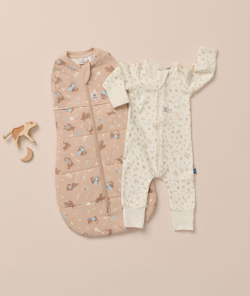 Cocoon Swaddle Bag 2.5 TOG and Long Sleeve Layer 1.0 TOG winter bundle