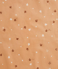 Close up of ergoPouch Honey Bees fabric print