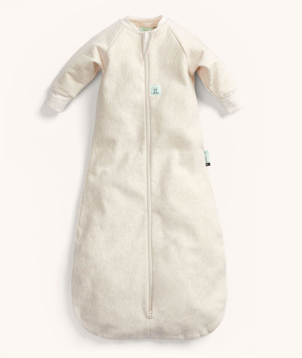 ergoPouch Jersey Sleeping Bag 1.0 TOG Sleeved Oatmeal Marle