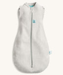 Sleeveless ergoPouch Cocoon Swaddle Bag 0.2 TOG Grey Marle for summer