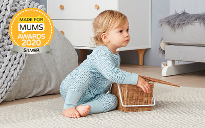 Silver - Best Baby & Child Sleepwear (UK) Made for Mums Awards 2020 Layers 1.0 TOG