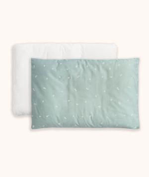 ergoPouch Organic Toddler Pillow and Case in Sage Toddler