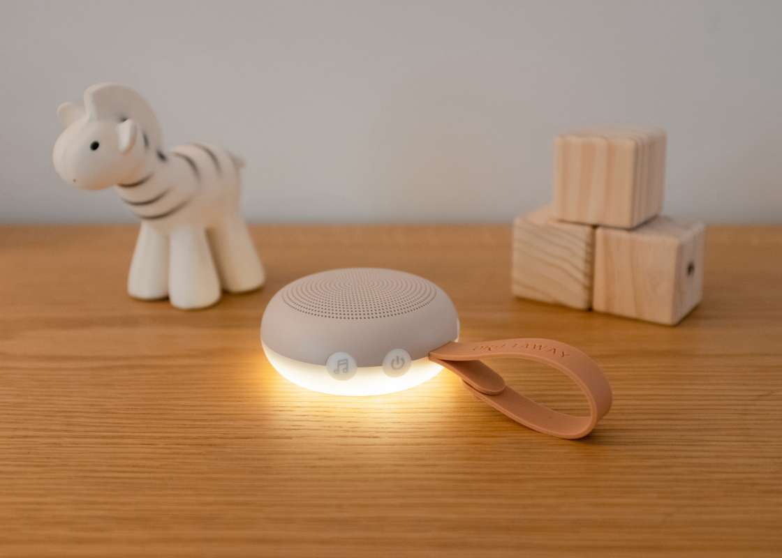 White noise machine with in-built light function